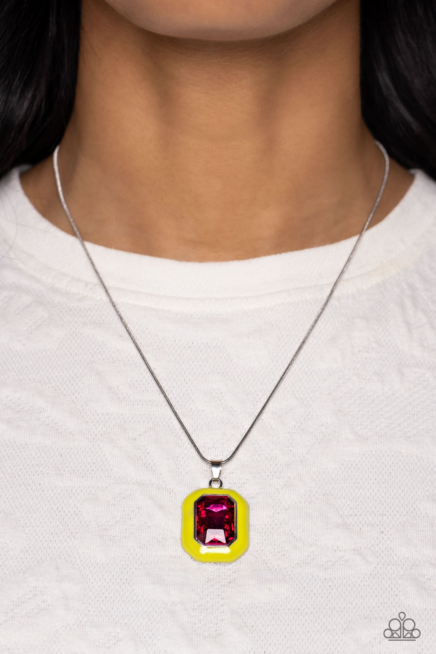 Emerald Energy - Multi Paparazzi Necklace