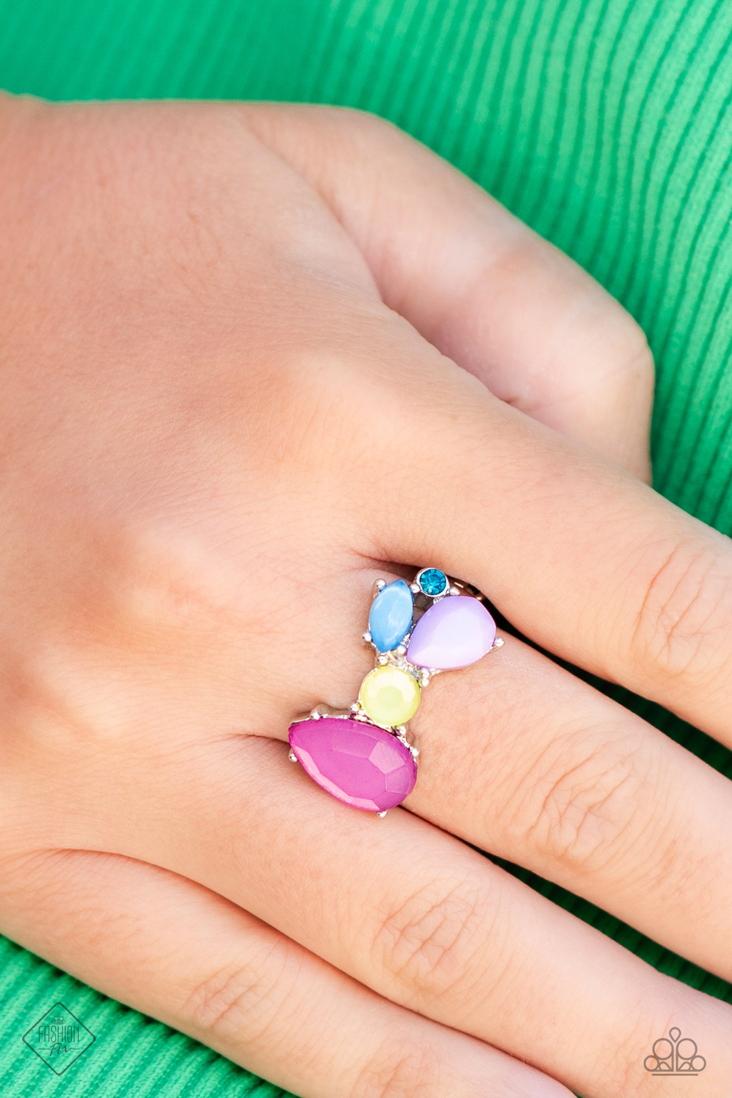 Elaborate Exhibition - Multi Paparazzi Fashion Fix Ring