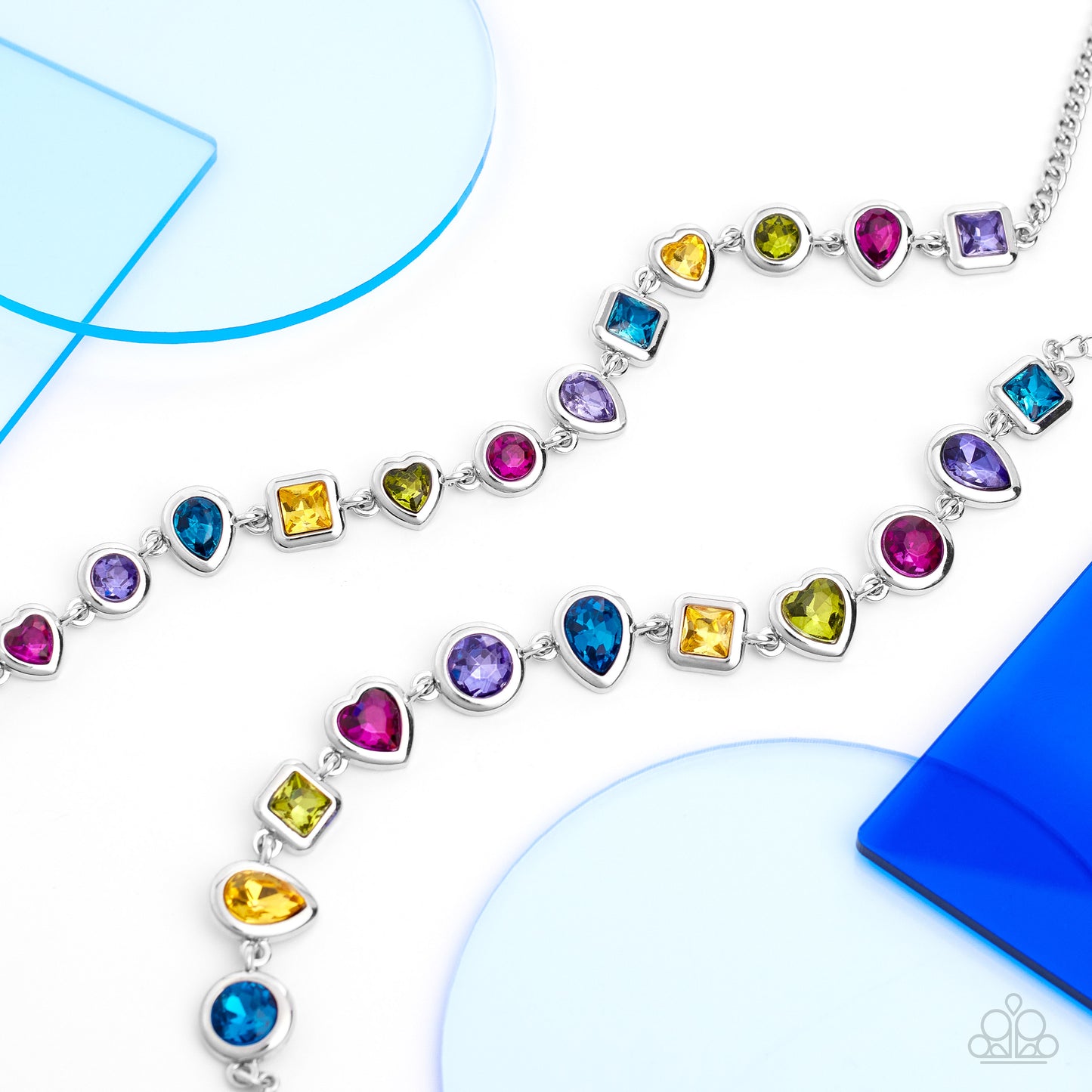 Abstract Admirer - Multi Life of the Party Necklace