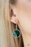 She Sparkles On - Green Paparazzi Necklace