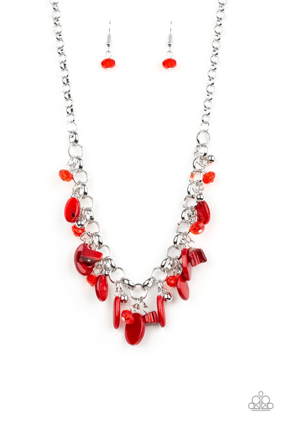 I Want To Sea The World-Red Paparazzi Necklace