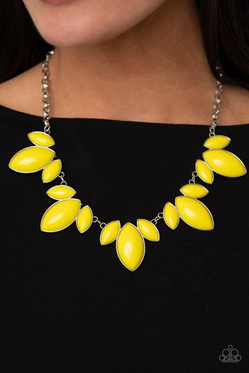 Viva La Vacation Yellow Paparazzi Necklace
