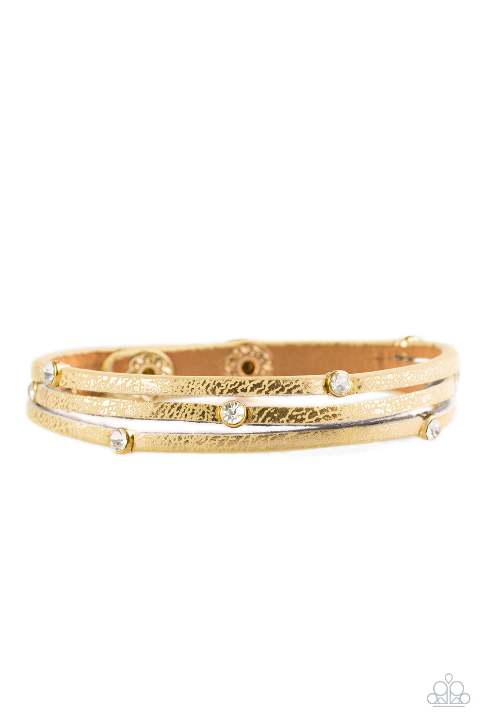 Drop A SHINE - Yellow Paparazzi Bracelet