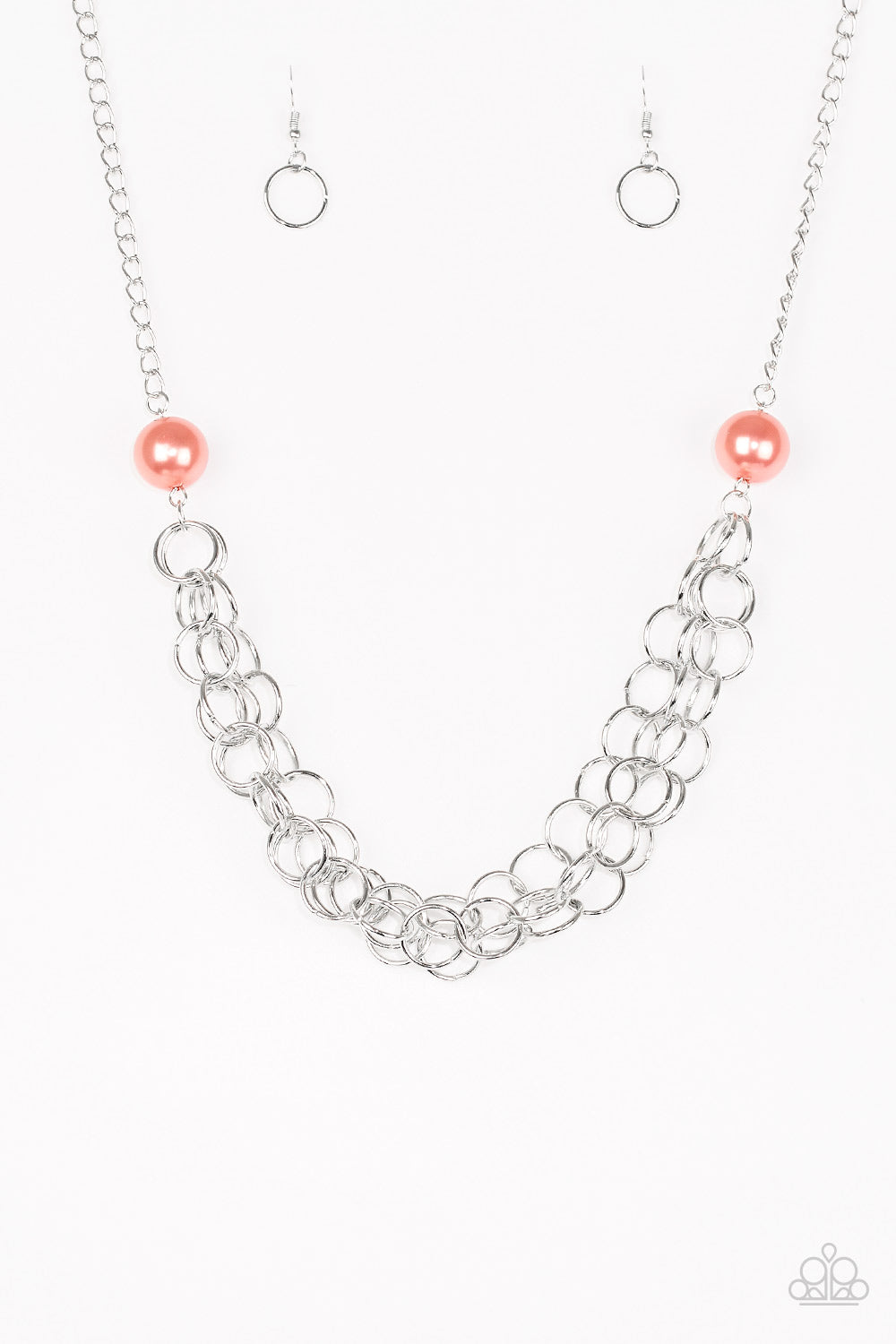Daring Diva - Orange Paparazzi Necklace