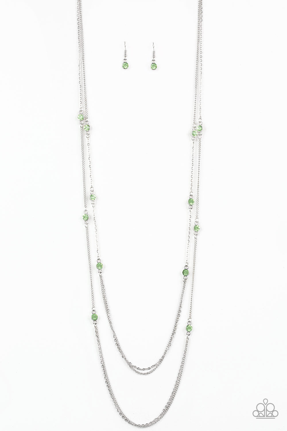 Sparkle Of The Day - Green Paparazzi Necklace