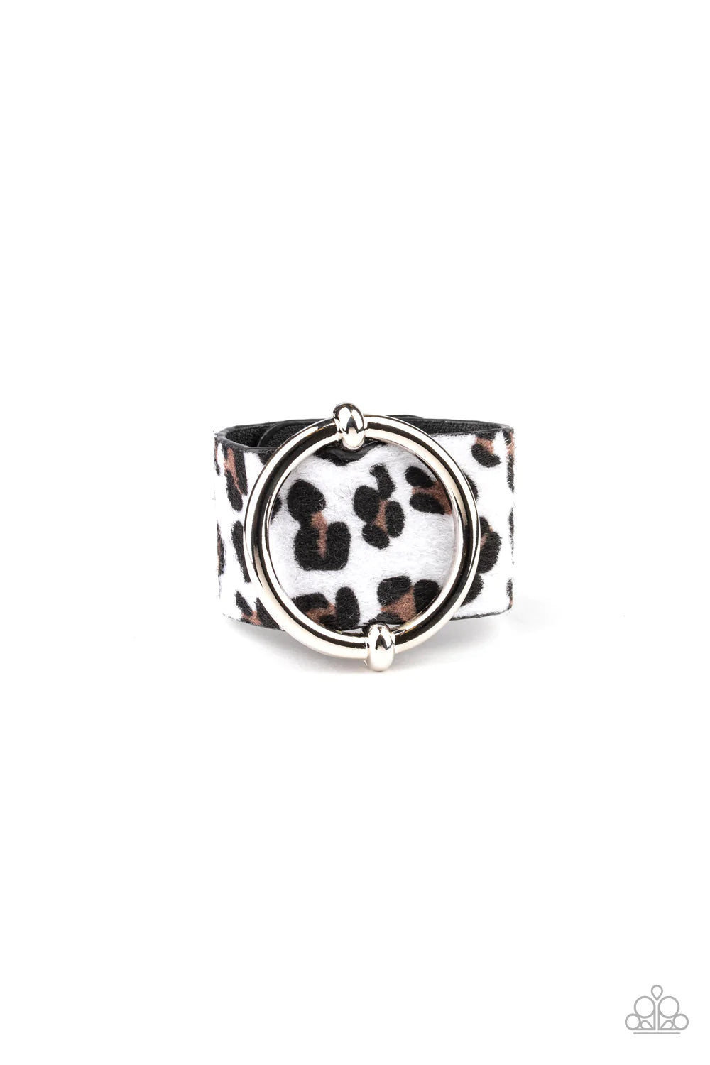 Asking Fur Trouble White Paparazzi Urban Bracelet