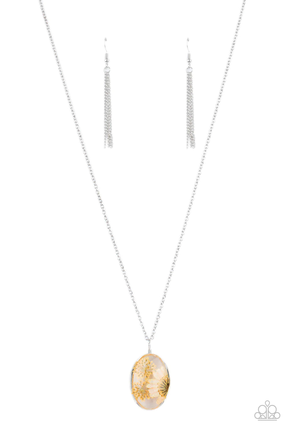 Boho Garden Parties Orange Paparazzi Necklace