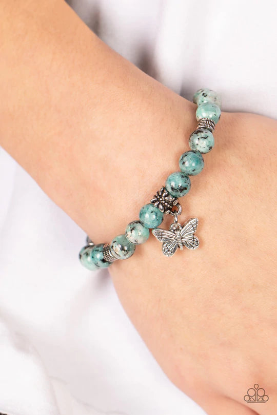 Butterfly Nirvana - Blue Paparazzi Urban Bracelet