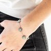 Garden Flower Grandeur Green Paparazzi Bracelet