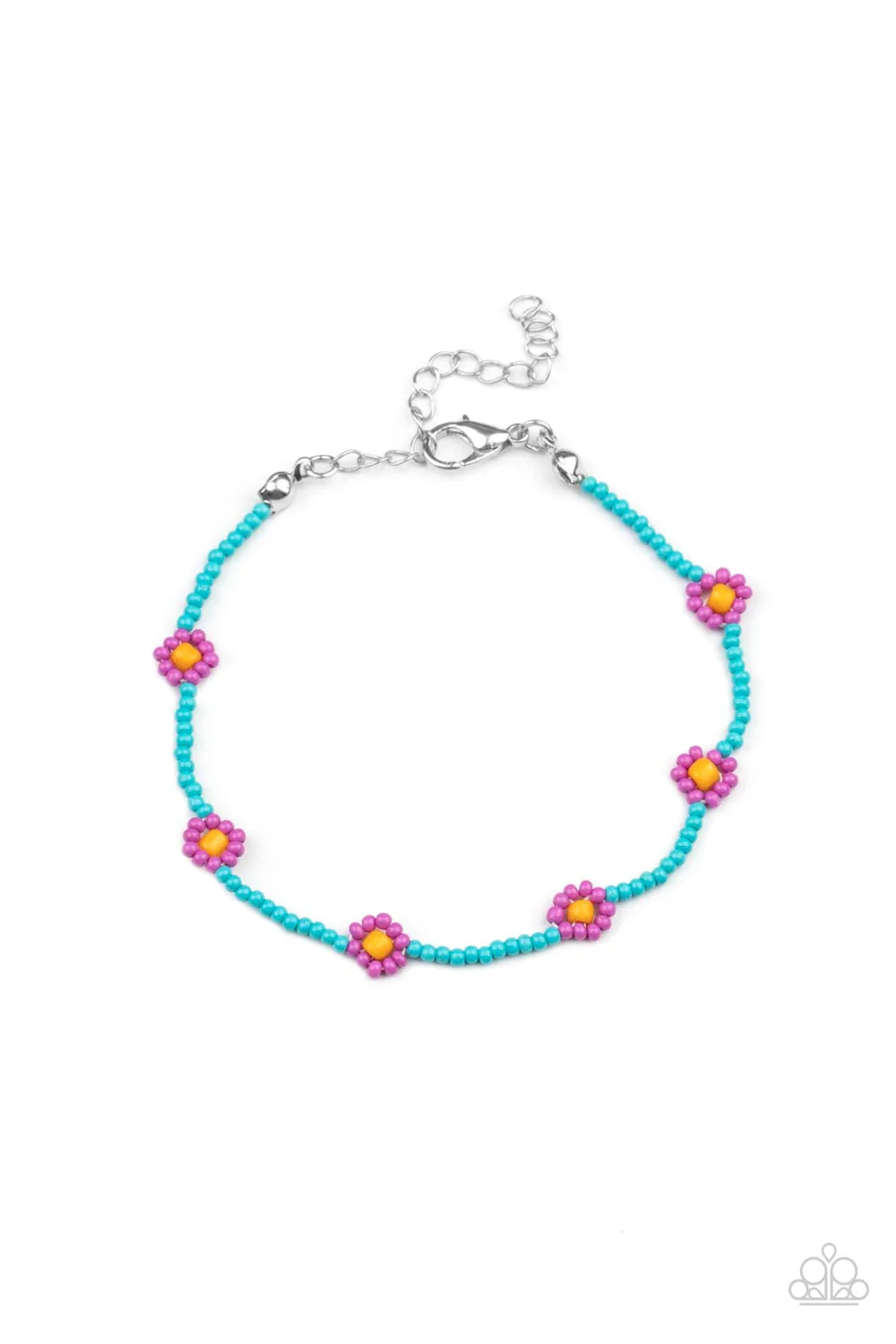 Camp Flower Power Purple Paparazzi Bracelet