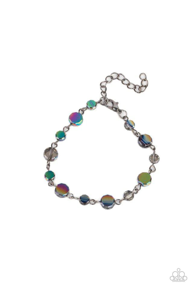 Colorfully Cosmic Multi Paparazzi Bracelet