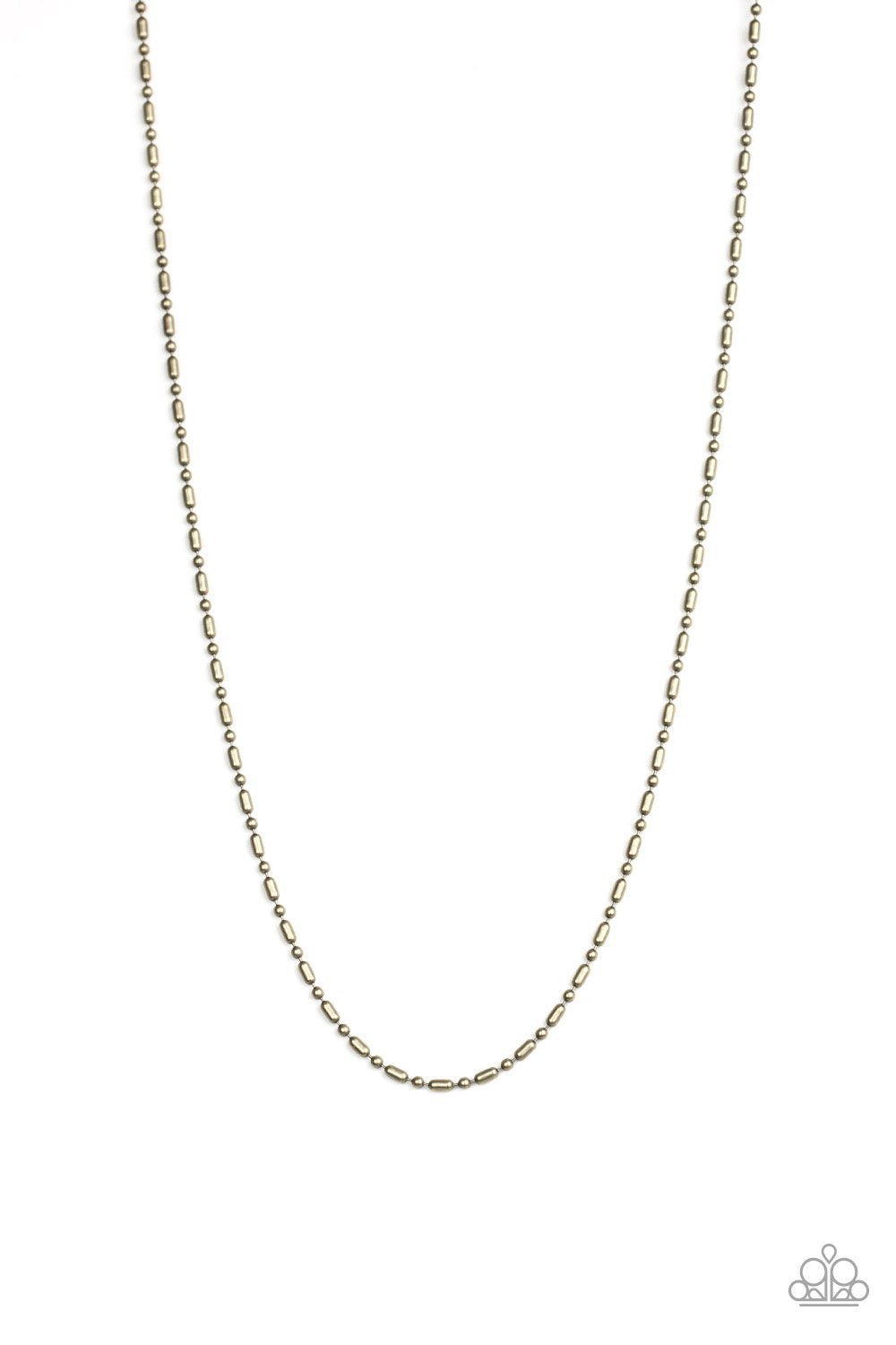 Covert Operation - Brass Paparazzi Urban Necklace