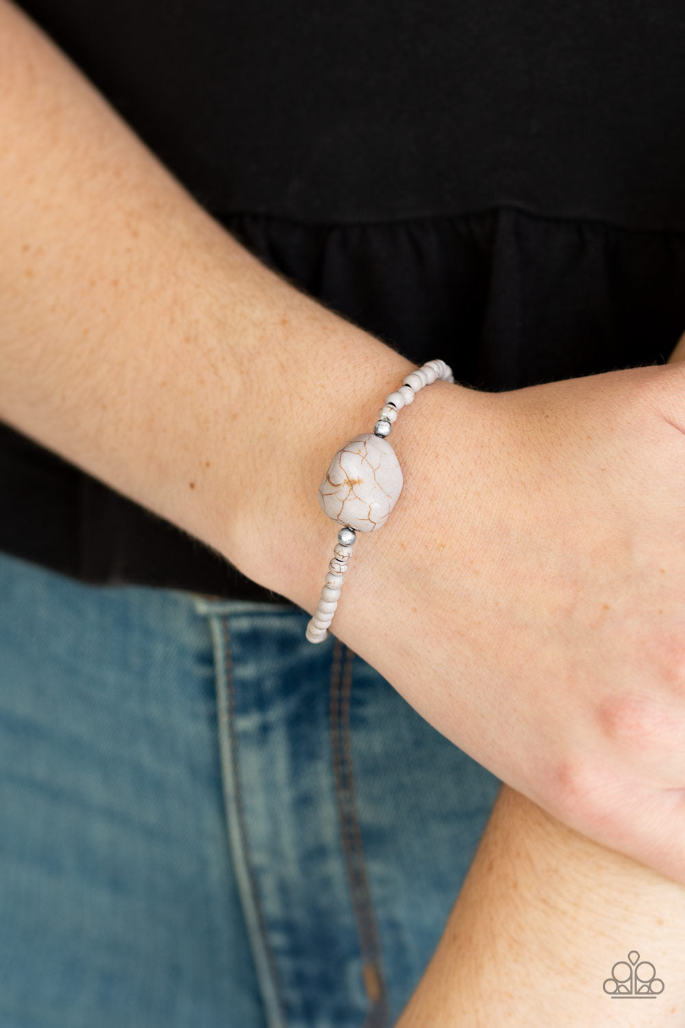 Eco Eccentricity - Silver Paparazzi Bracelet