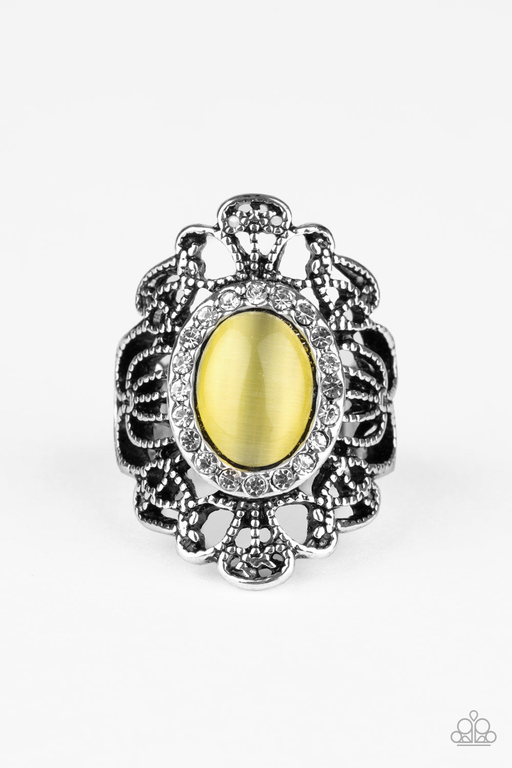 Paparazzi Dashingly Dewy Yellow Ring