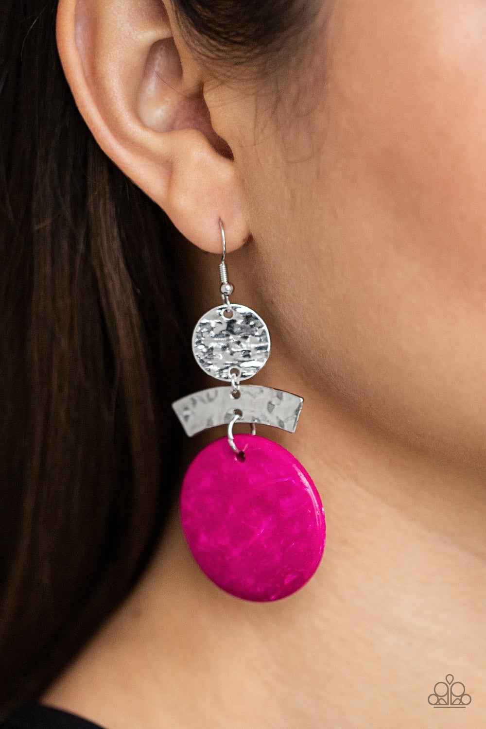 Diva of My Domain Pink Paparazzi Earrings
