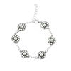 Garden Flower Grandeur Green Paparazzi Bracelet