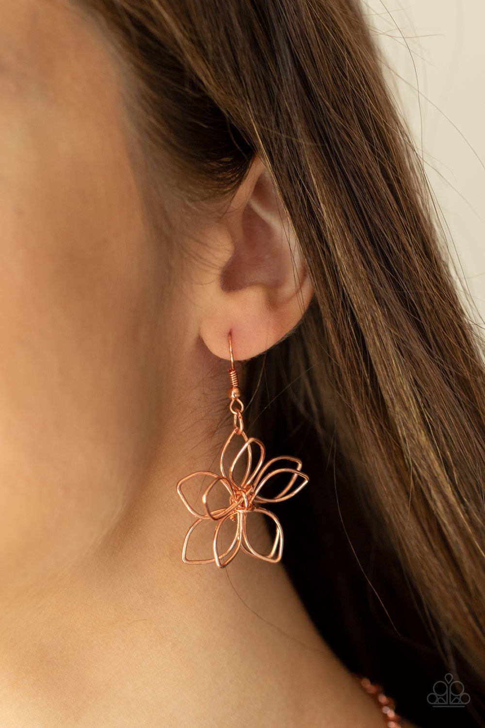 Flower Garden Fashionista Copper Paparazzi Necklace
