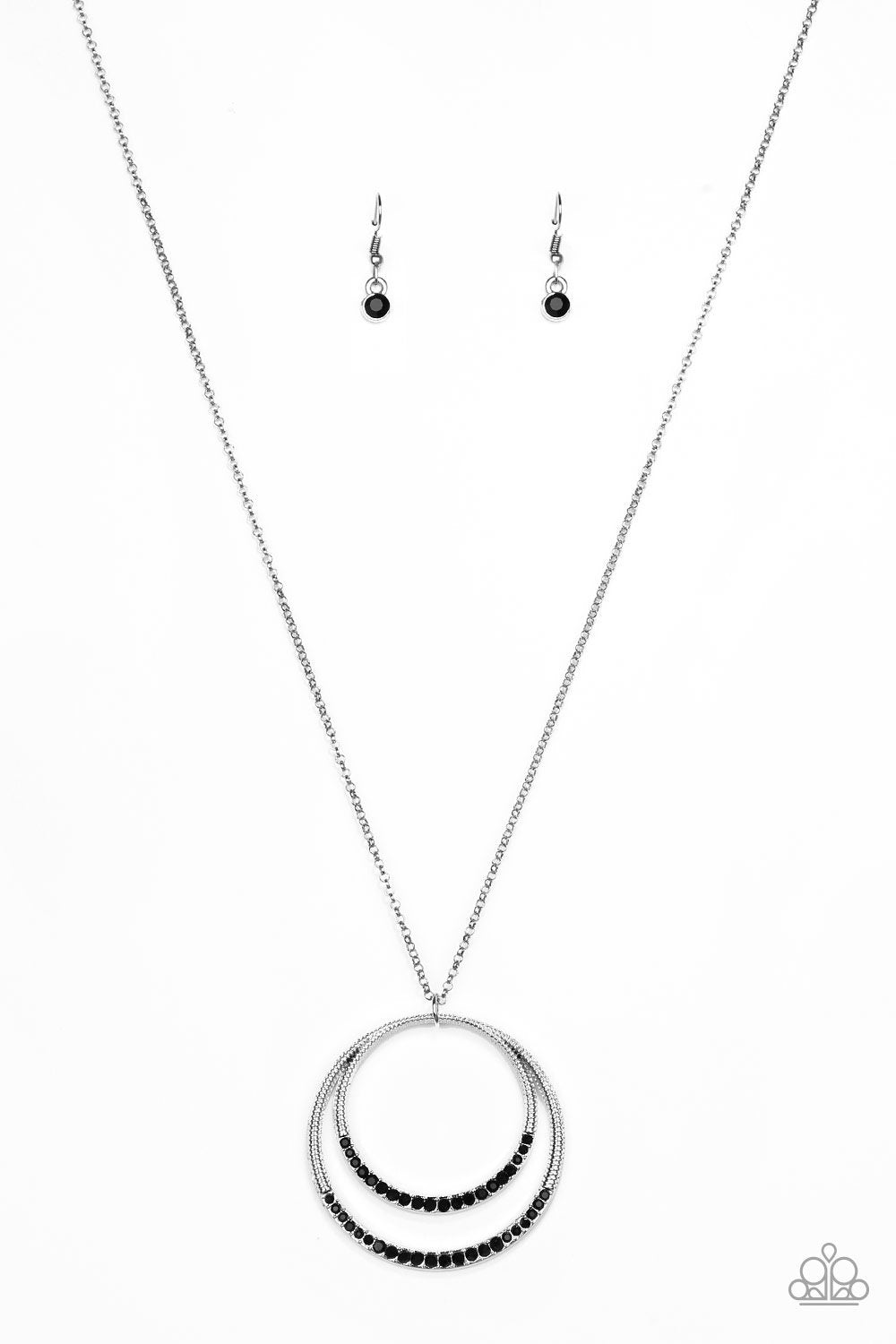 Front and EPICENTER - Black Paparazzi Necklace