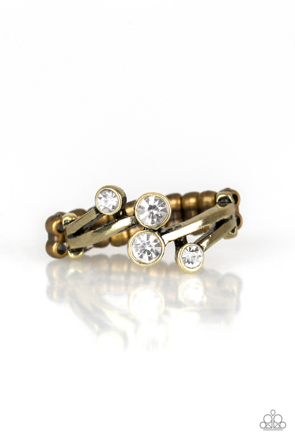Paparazzi GLOWING Great Places Brass Ring
