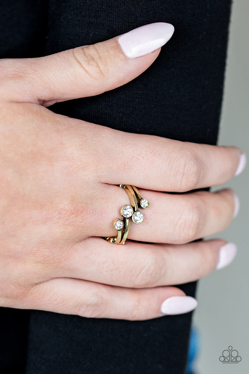 Paparazzi GLOWING Great Places Brass Ring