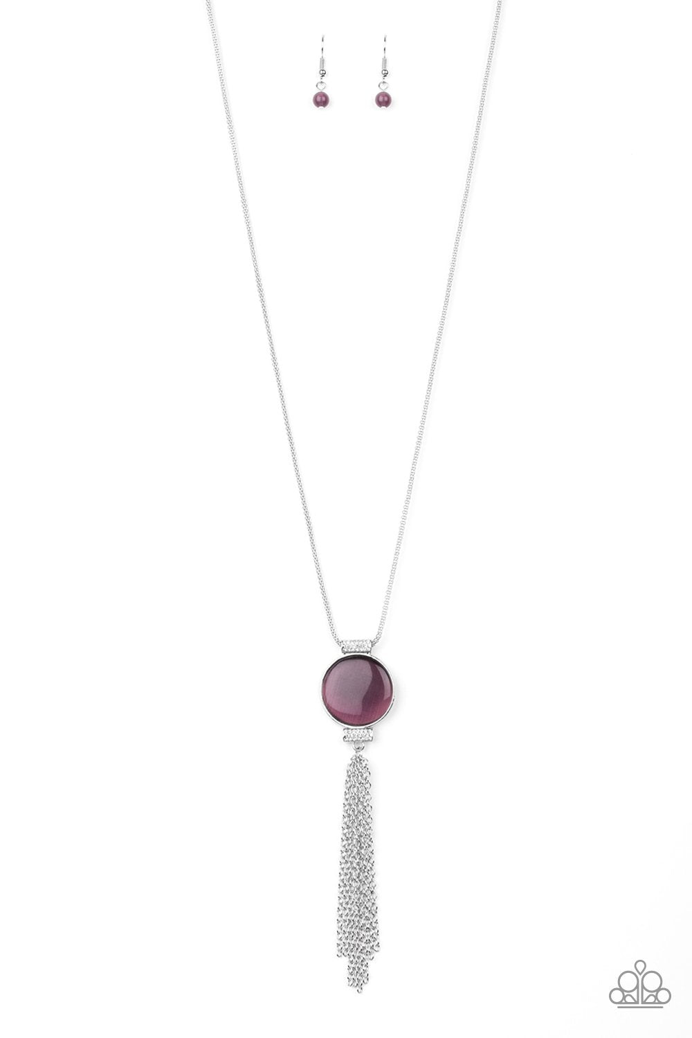 Happy As Can BEAM Purple Paparazzi Necklace