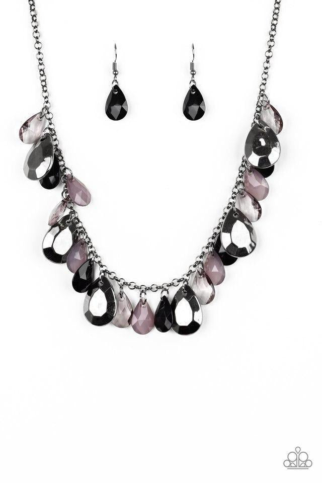 Hurricane Season - Black Paparazzi Necklace