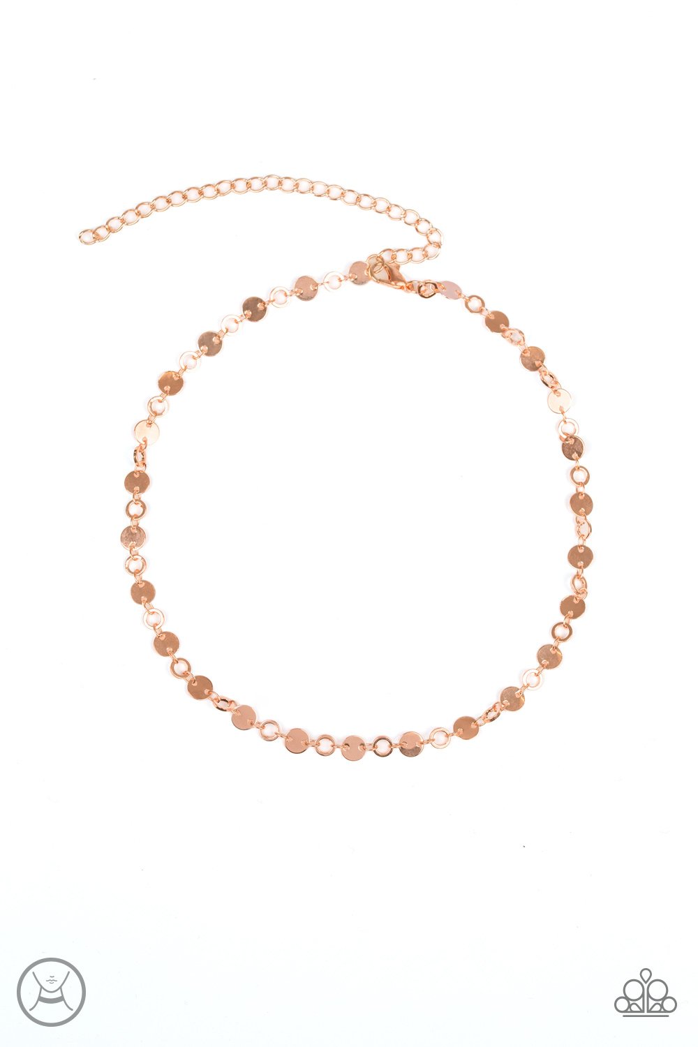 Paparazzi Inner Spotlight Rose Gold Choker Necklace
