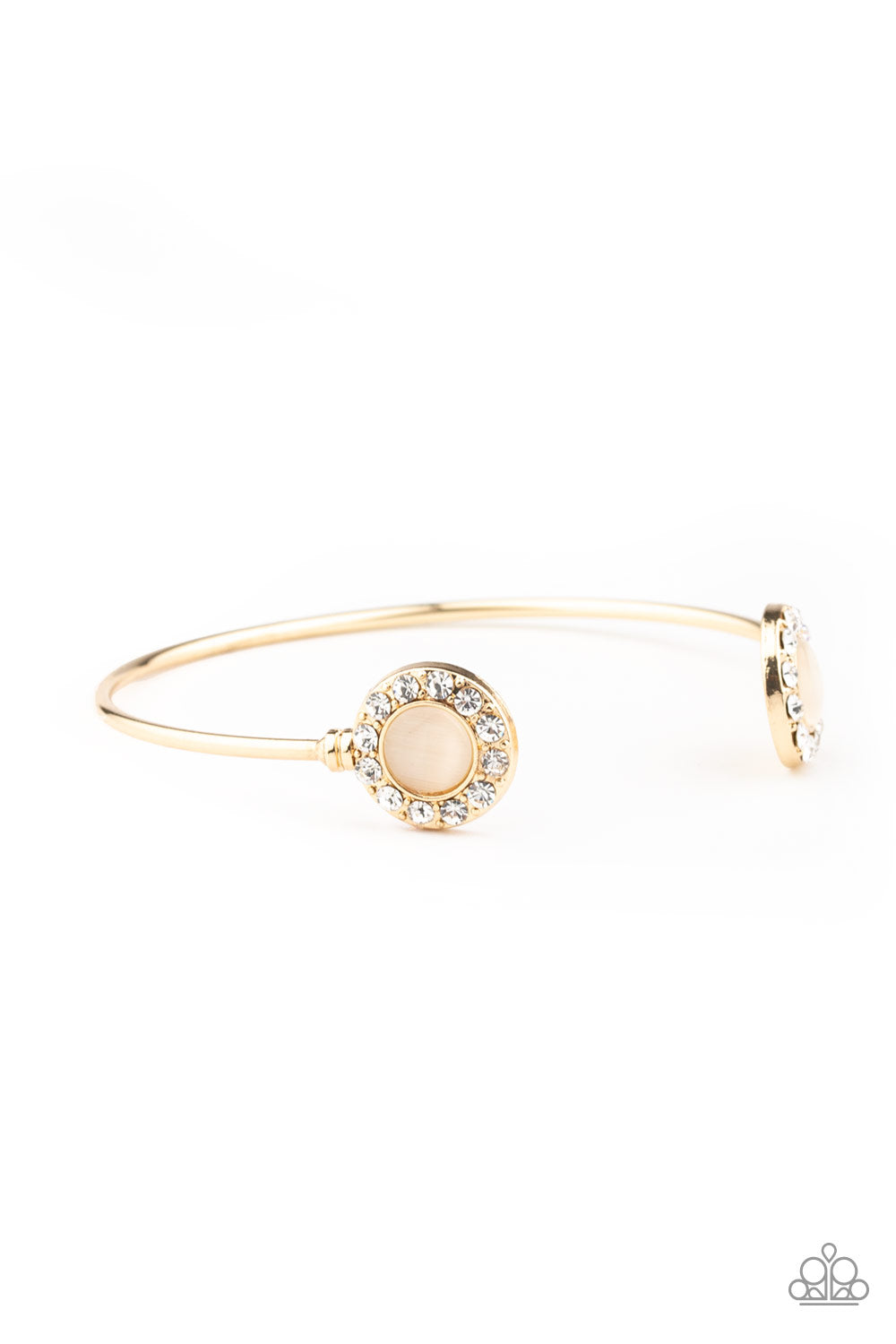 Paparazzi Instant Illumination - Gold Cuff Bracelet