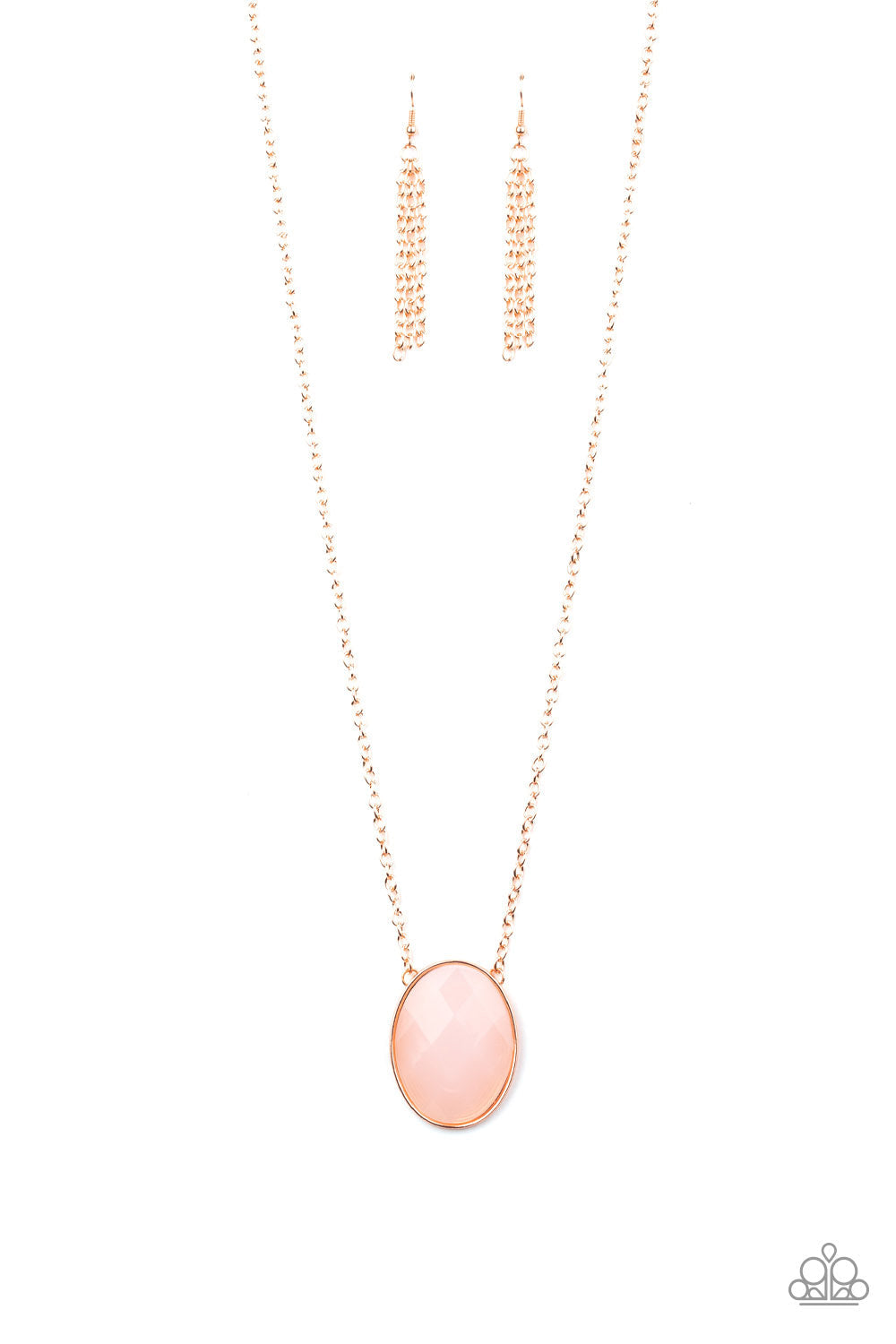 Intensely Illuminated - Copper Paparazzi Necklace