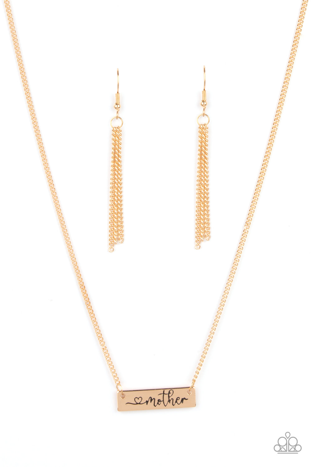 Joy of Motherhood Gold Paparazzi Necklace