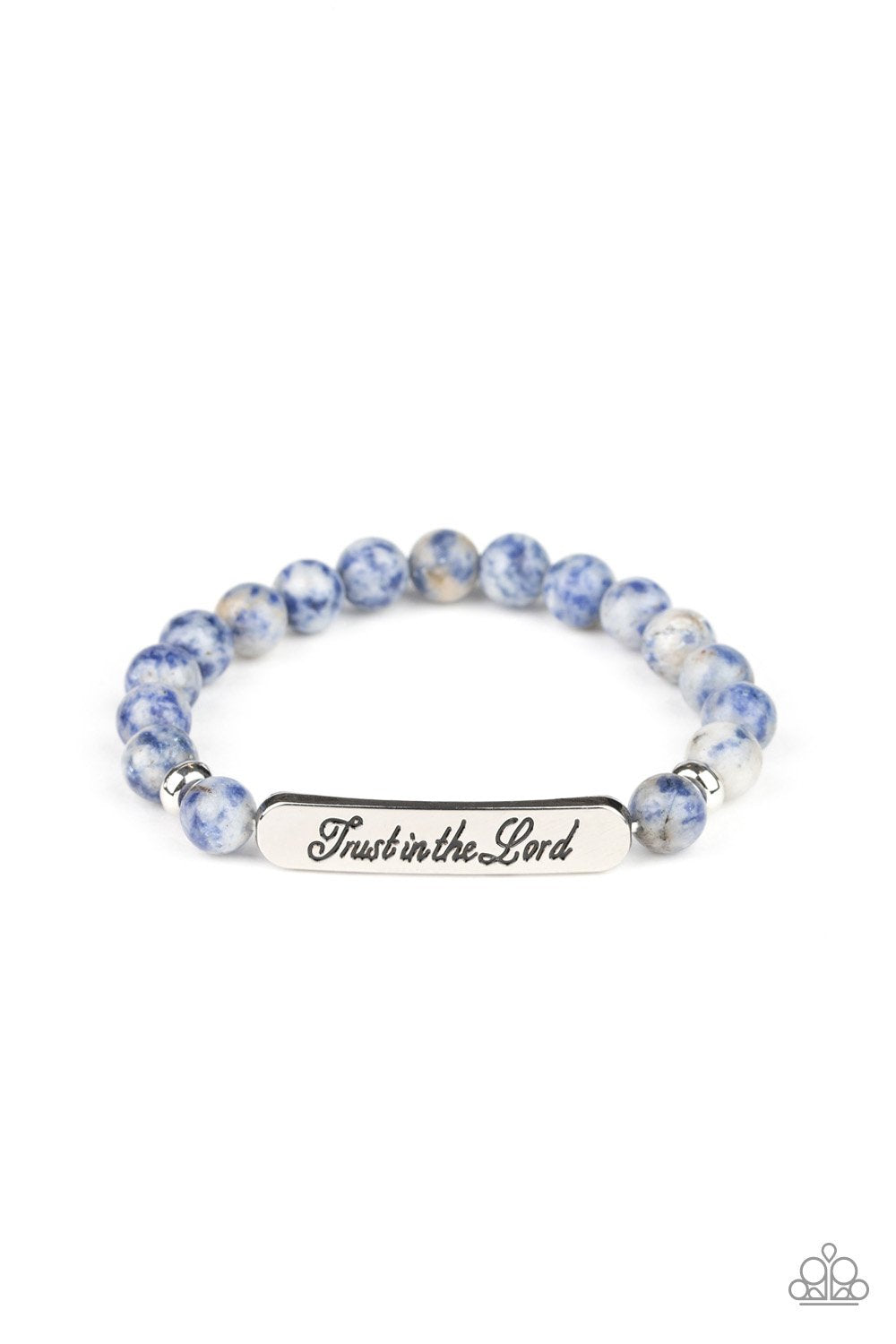 Keep The Trust Blue Paparazzi Bracelet