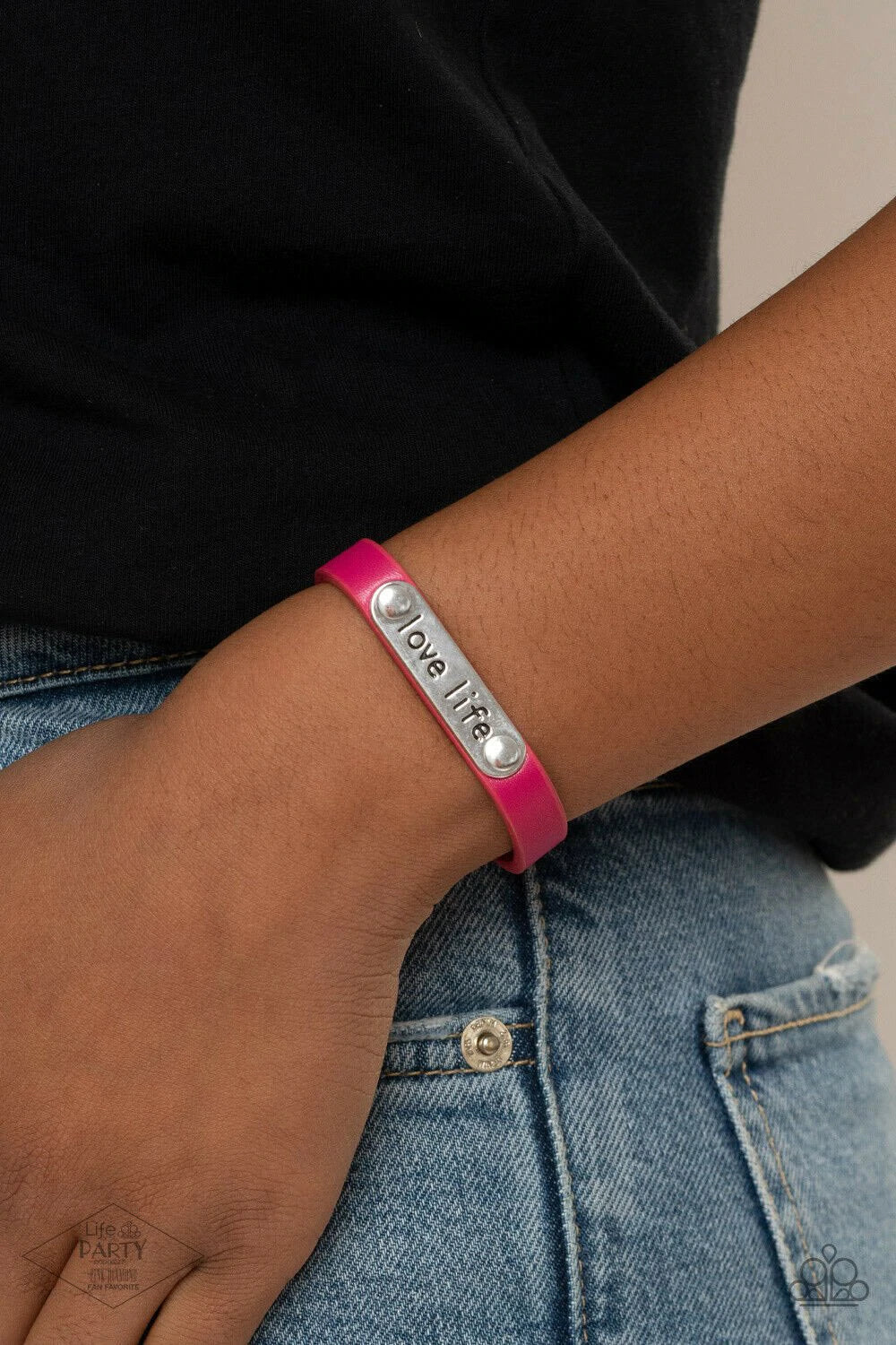 Love Life Pink Paparazzi Life of the Party Bracelet