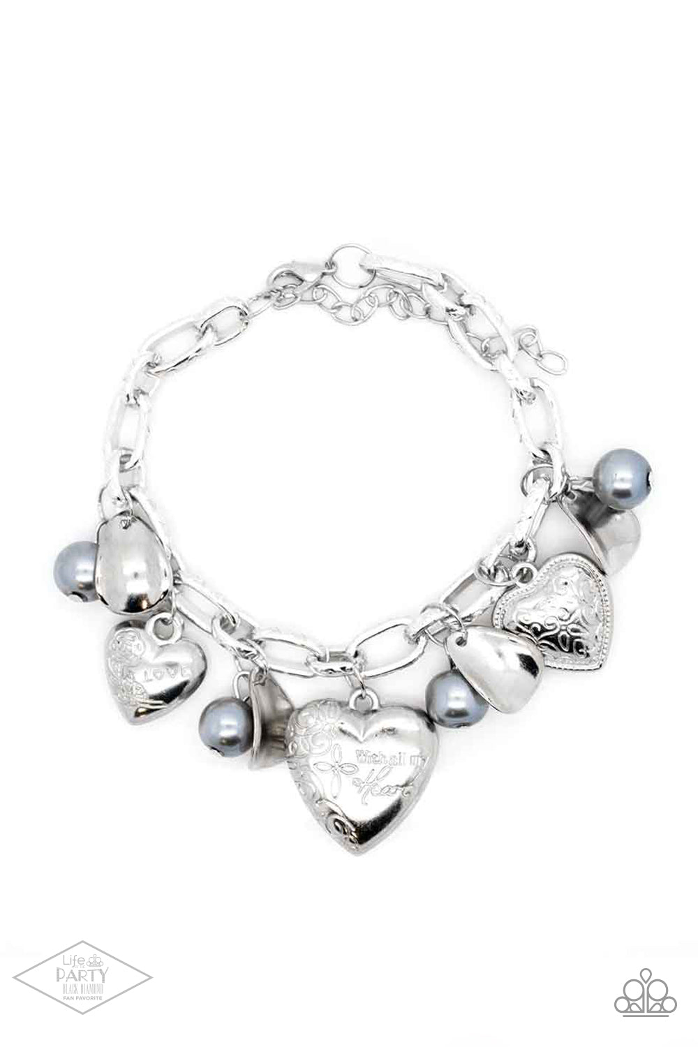 Love Will Find A Way Silver Paparazzi Bracelet