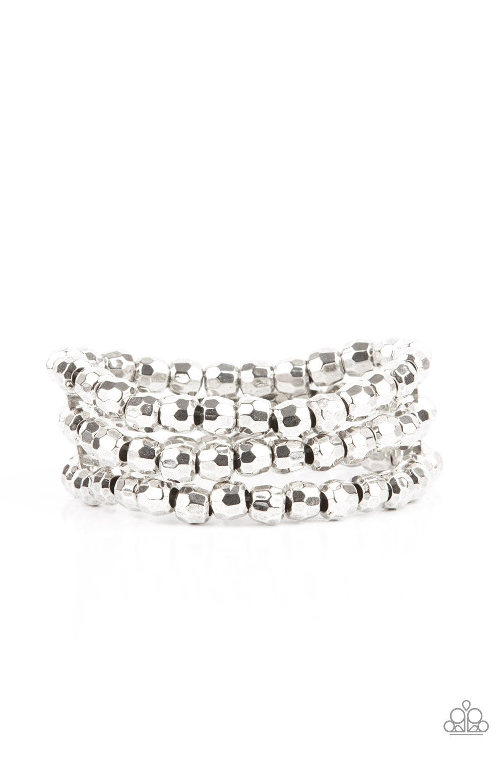 Magnetically Maven - Silver Paparazzi Bracelet