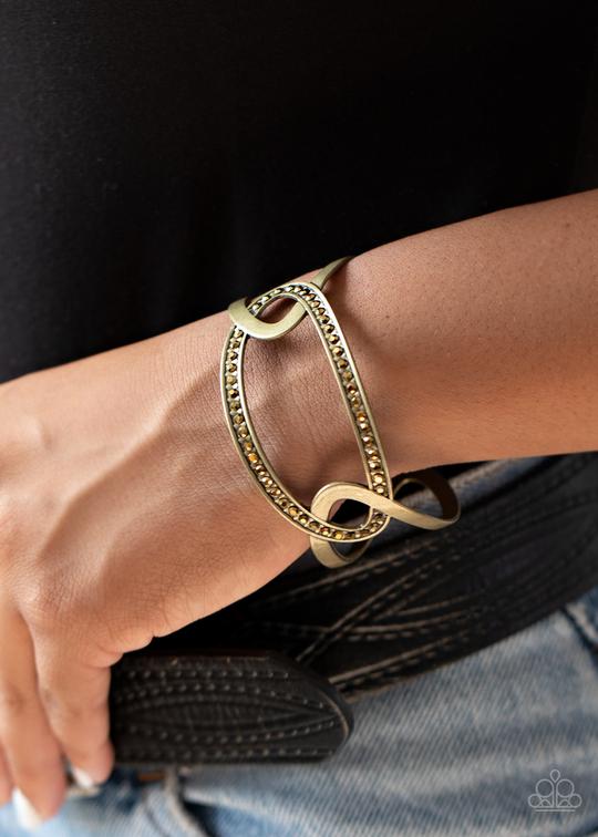 Never A Dull Moment - Brass Paparazzi Bracelet