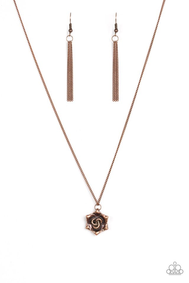 Primrose Path Copper Paparazzi Necklace