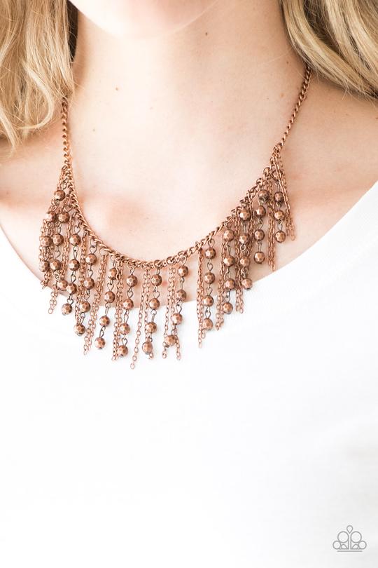 Rebel Remix Copper Paparazzi Necklace
