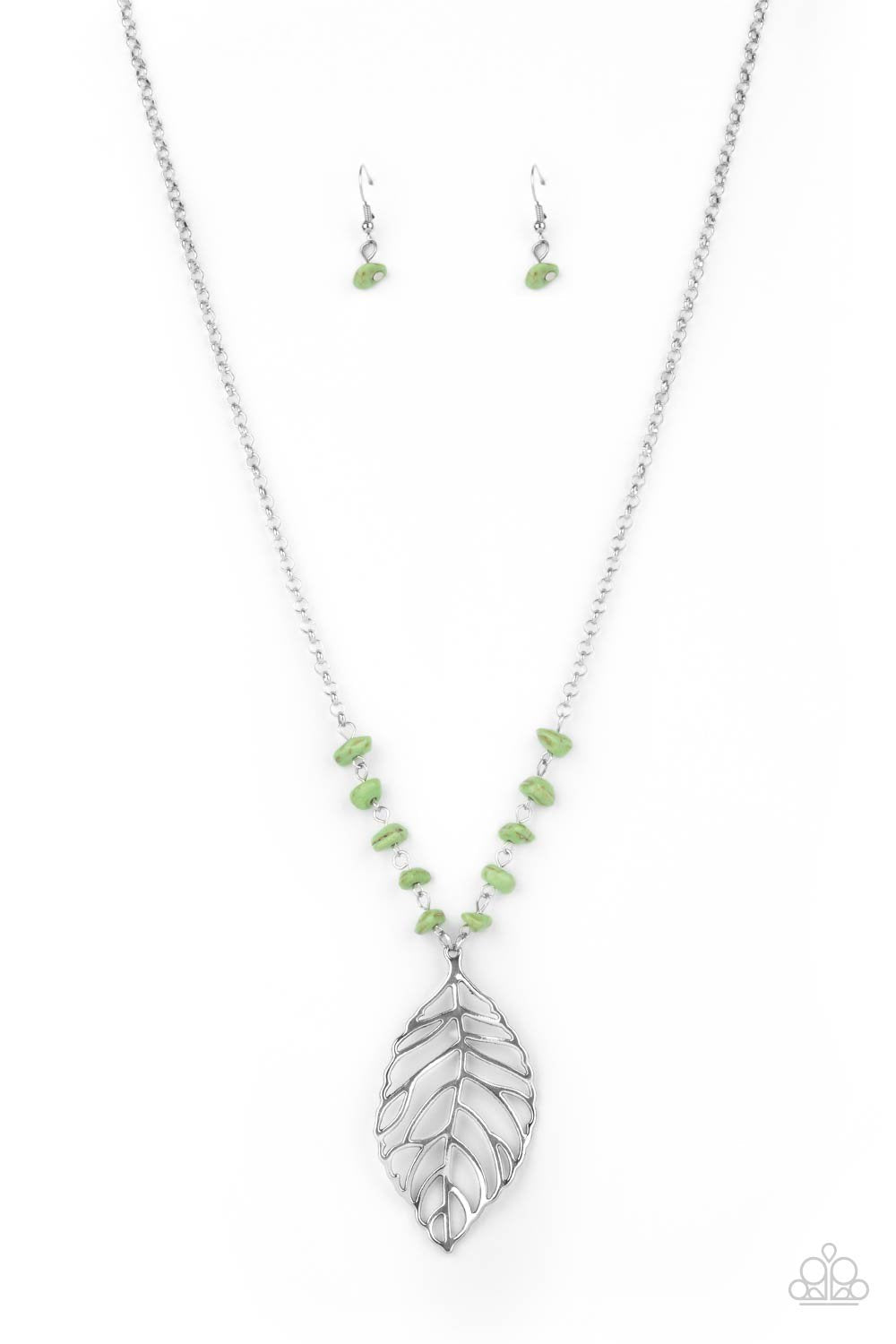 Roaming the Riverwalk - Green Paparazzi Necklace