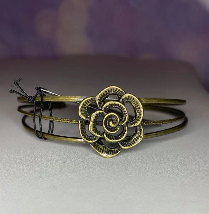 Rosy Repose Brass Paparazzi Bracelet