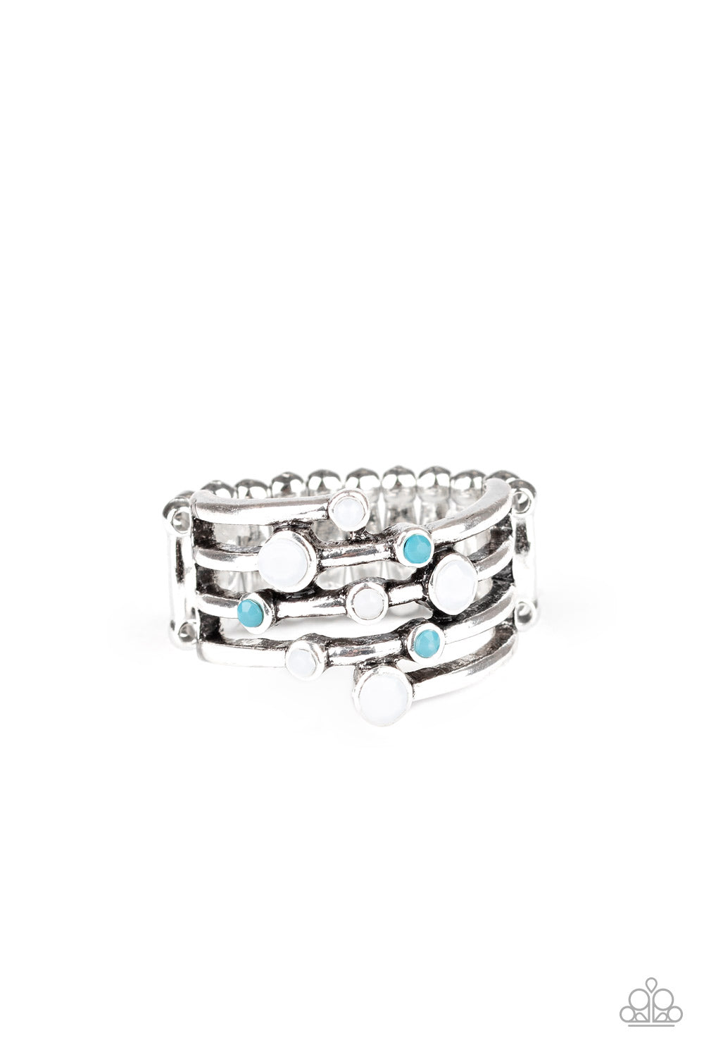 Paparazzi Saguaro Skies White Ring