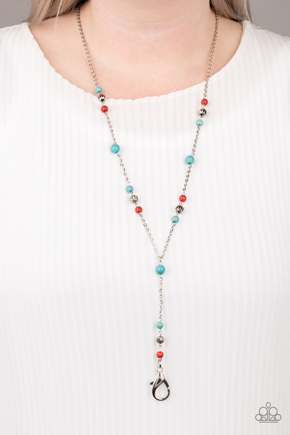 Sandstone Savannahs Multi Paparazzi Lanyard Necklace