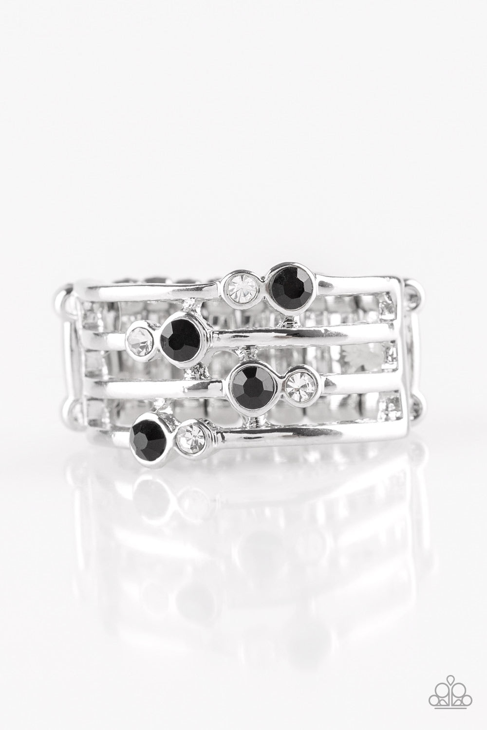 Paparazzi Sparkle Showdown Black Ring