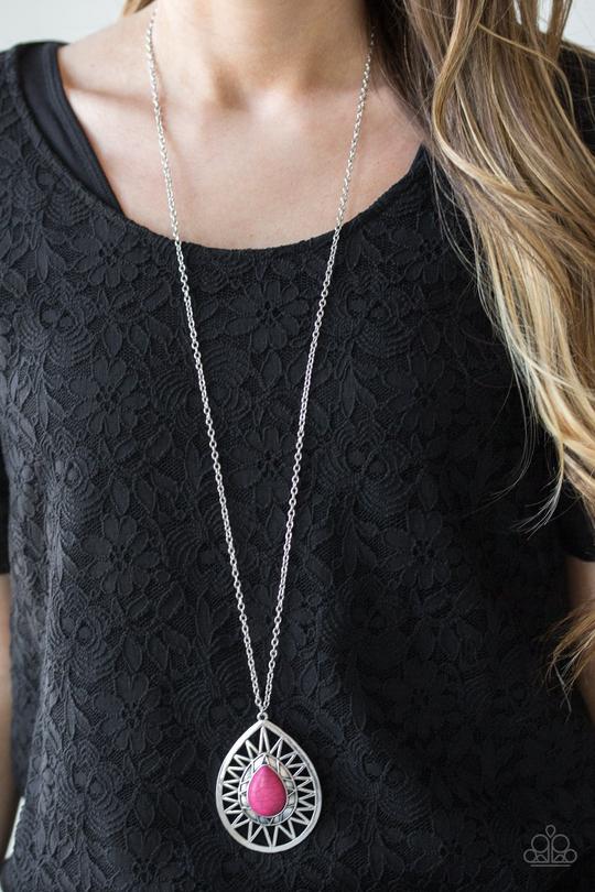 Summer Sunbeam Pink Paparazzi Necklace