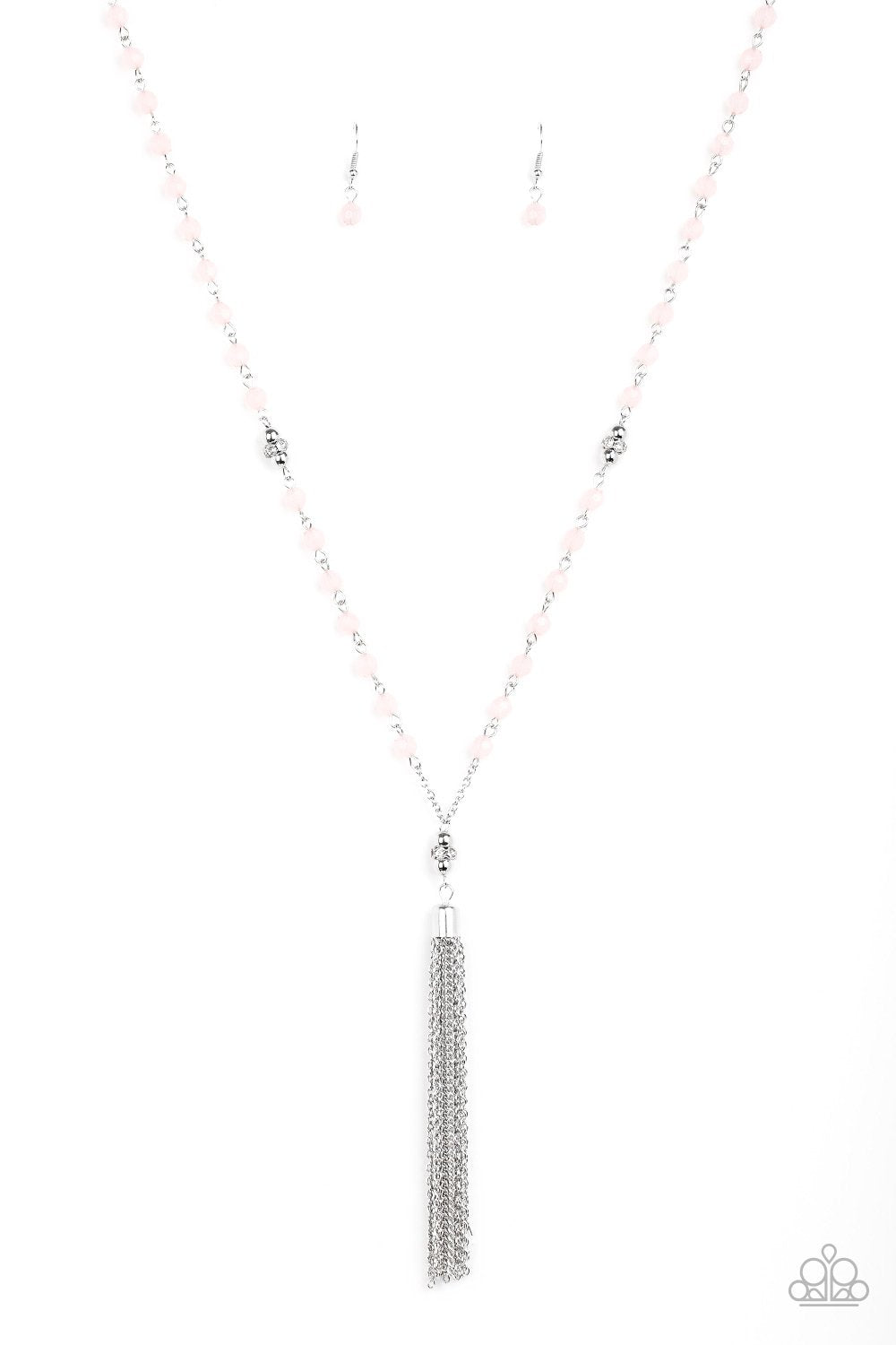Tassel Takeover Pink Paparazzi Necklace