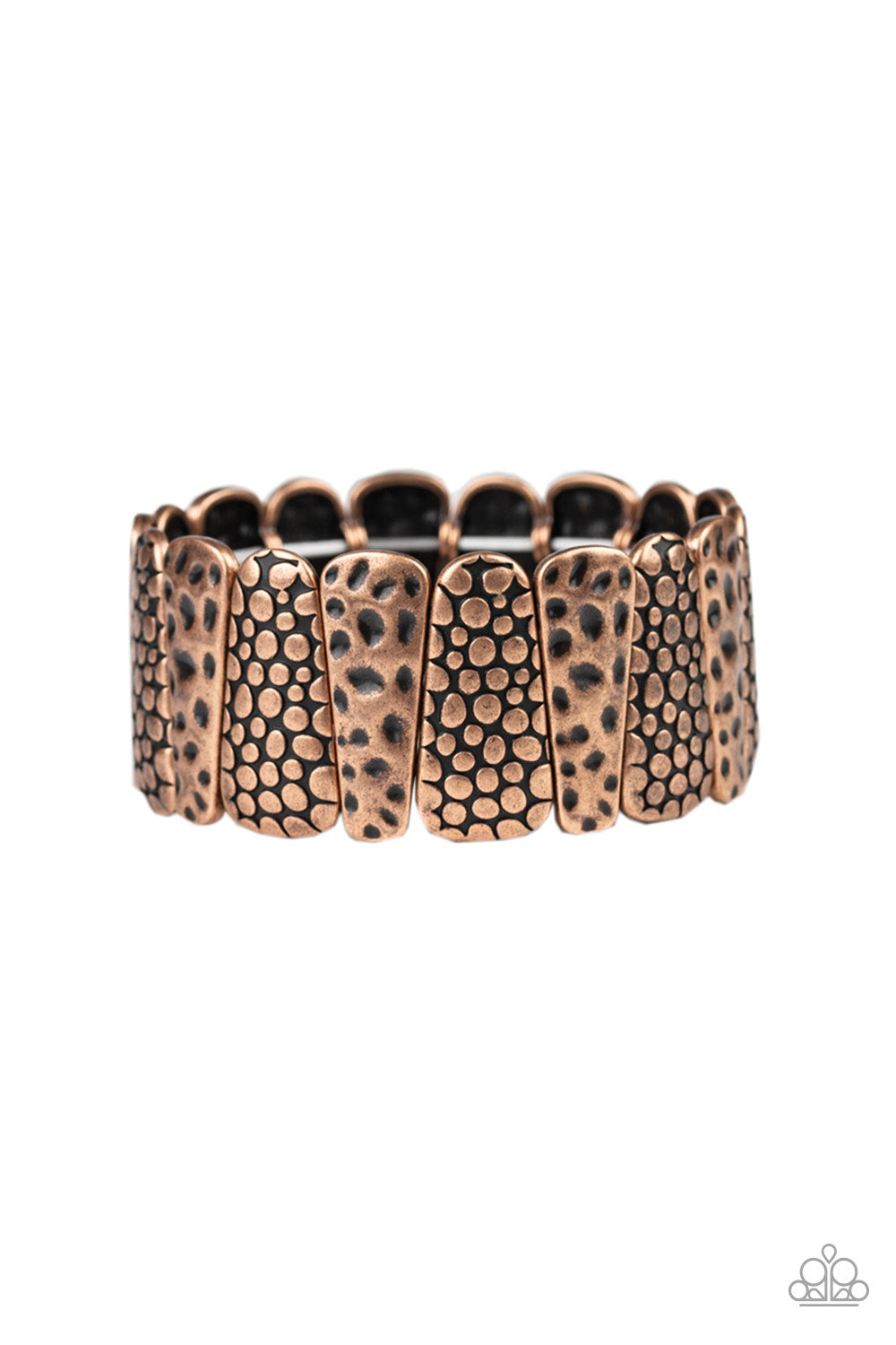 Texture Takedown Copper Paparazzi Bracelet