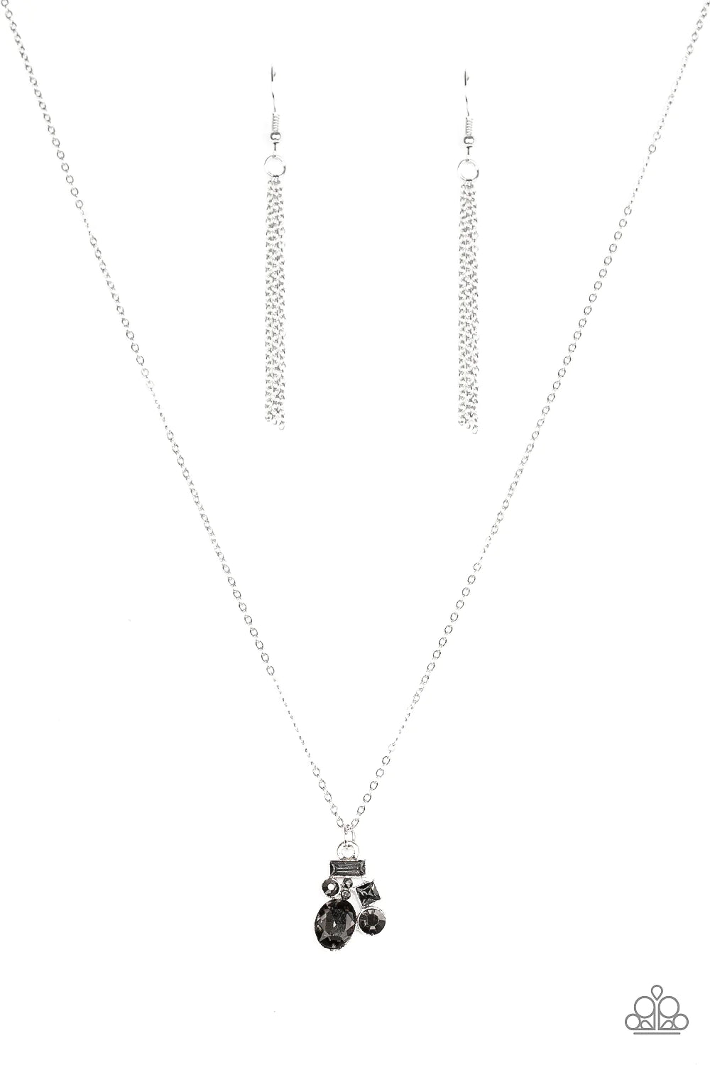 Time To Be Timeless Silver Paparazzi Necklace
