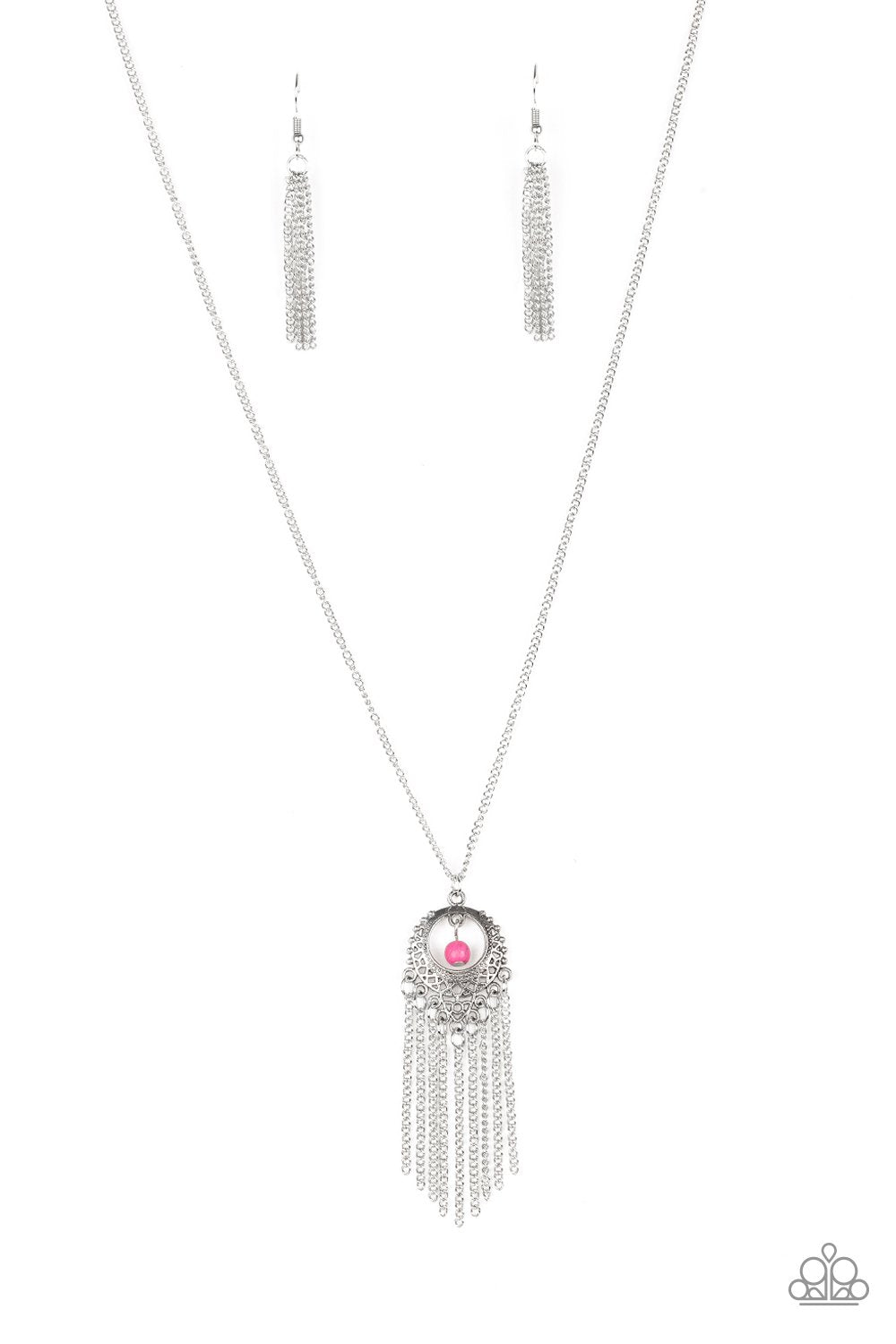 Western Weather Pink Paparazzi Necklace