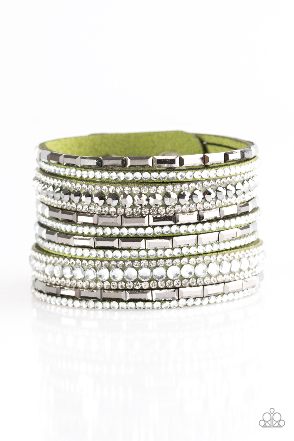 Wham Bam Glam Green Paparazzi Urban Bracelet