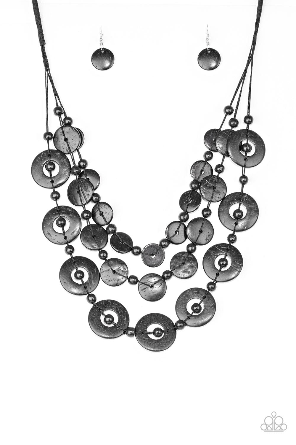 Paparazzi Catalina Coastin Black Necklace