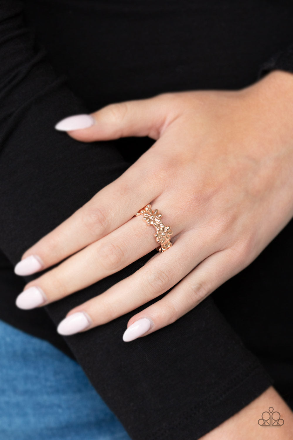 Daisy Dapper Rose Gold Paparazzi Ring